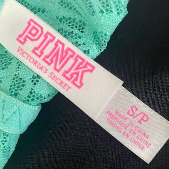 PINK Victoria’s Secret Push-Up Bra Aqua Green S - Picture 6 of 7